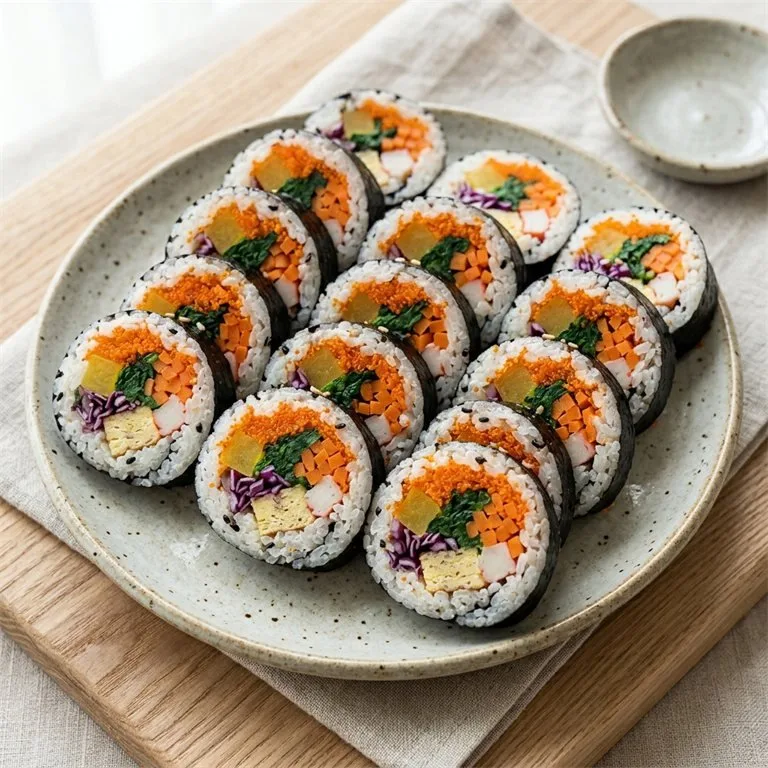 Gimbap Telur Ikan Terbang