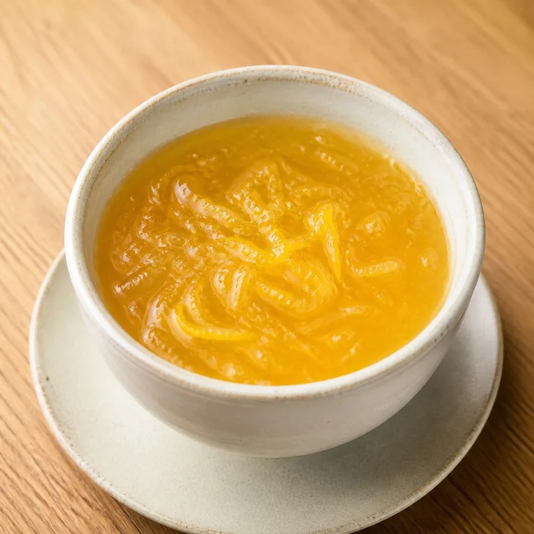 A refreshing drink with Yuzu juice.
