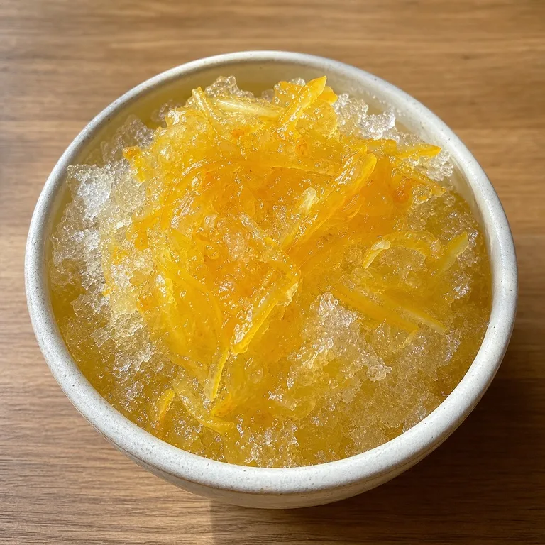 A refreshing drink with Yuzu juice.