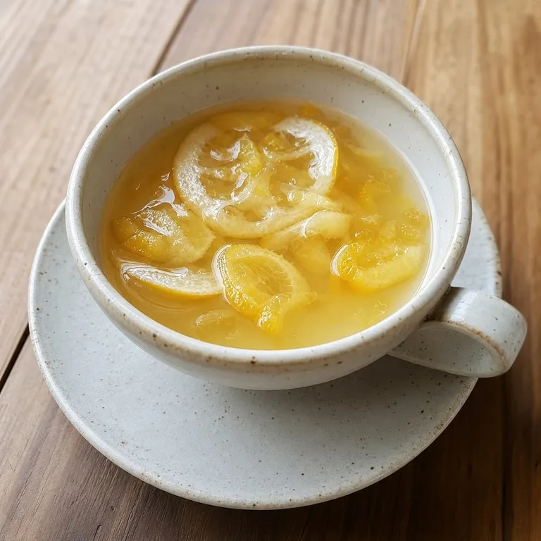 A refreshing drink with Yuzu juice.