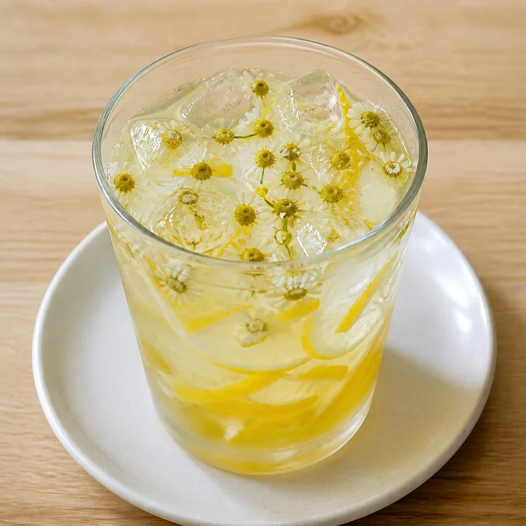 A refreshing drink with Yuzu juice.