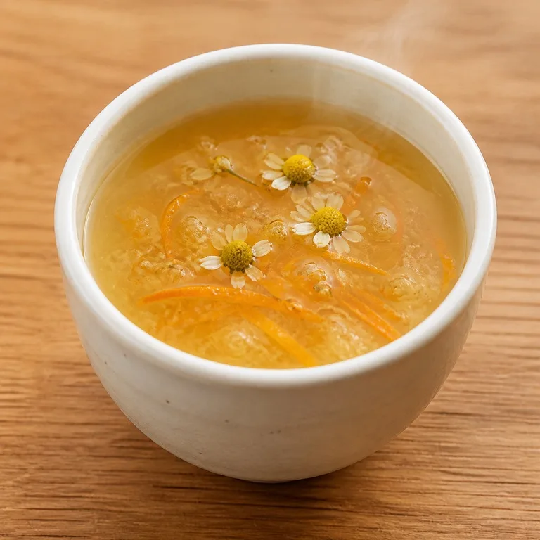 A refreshing drink with Yuzu juice.