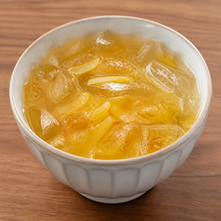 A refreshing drink with Yuzu juice.