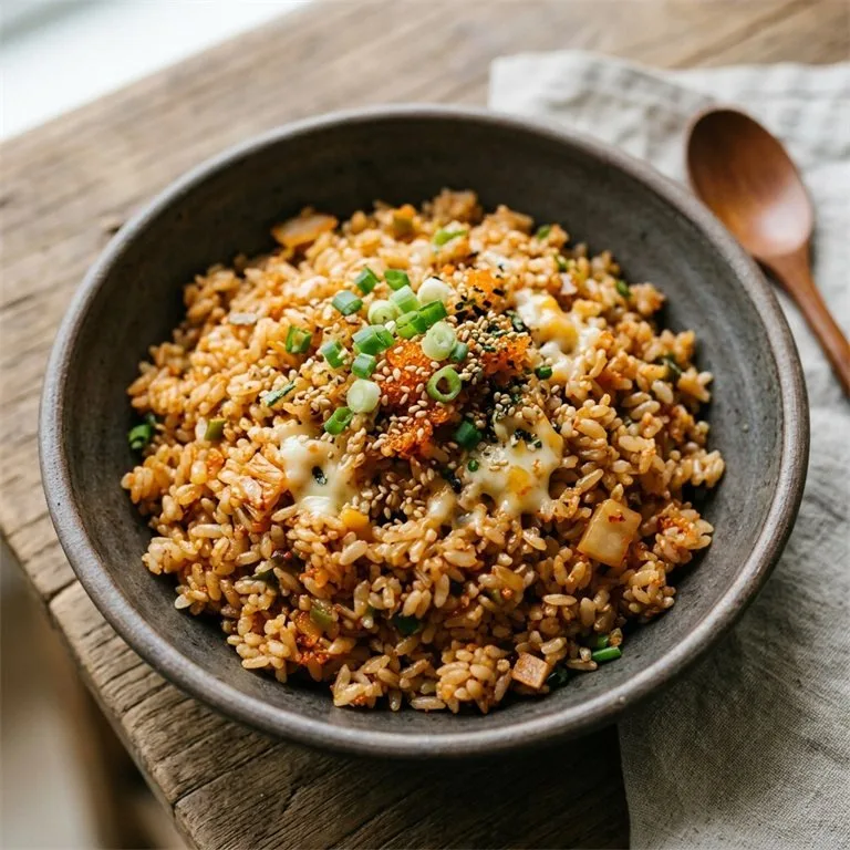 Nasi Goreng Telur Ikan Terbang dan Keju
