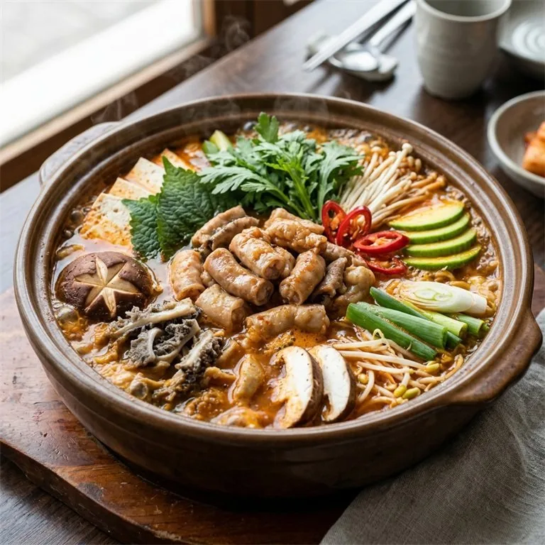 Hot Pot Usus Sapi