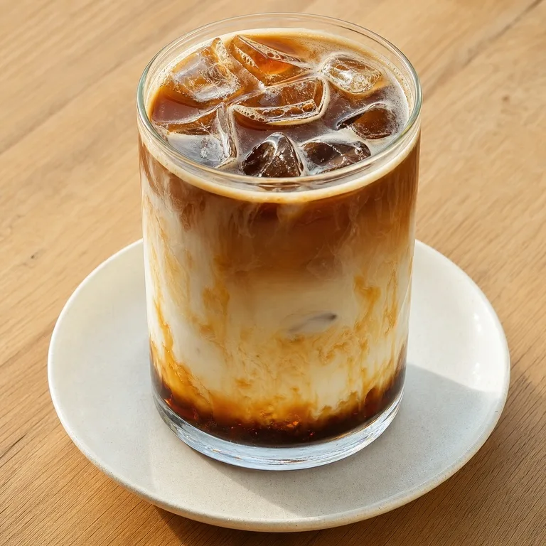 디카페인콜드브루라떼흑당커피