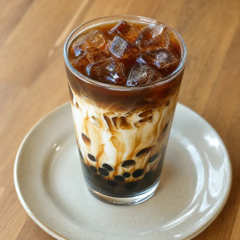버블흑당콜드브루커피