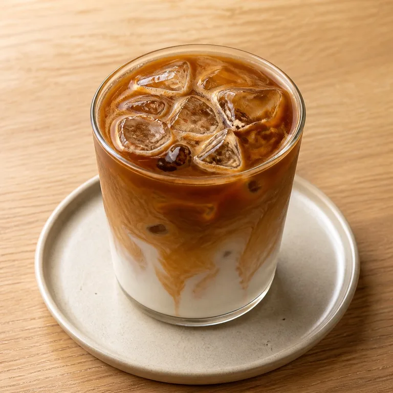 카라멜라떼아이스커피