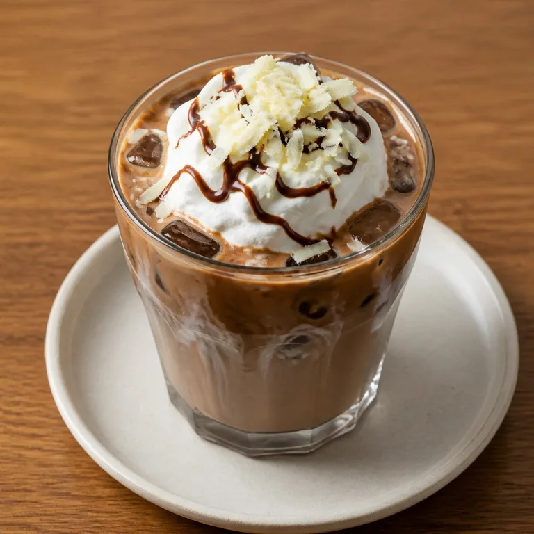 ไวท์โชโคลเรตมอคค่าไอซ์กาแฟ