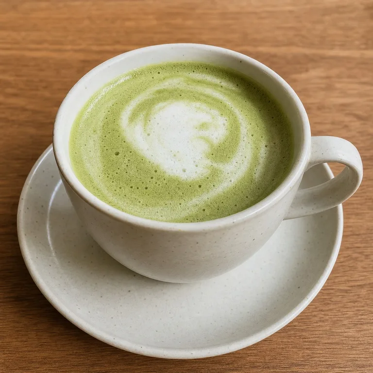 กรีนทีคาเฟ่ลาเต้ฮอตกาแฟ
