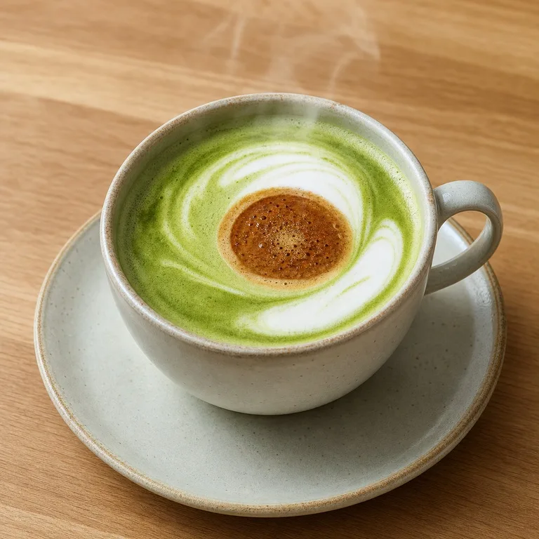 ชาเขียวสยาตลาเต้ฮอตกาแฟ