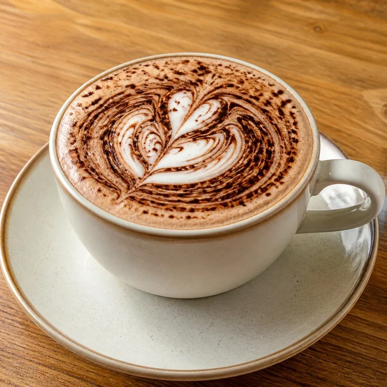 ดับเบิ้ลมอคค่าลาเต้ฮอตกาแฟ