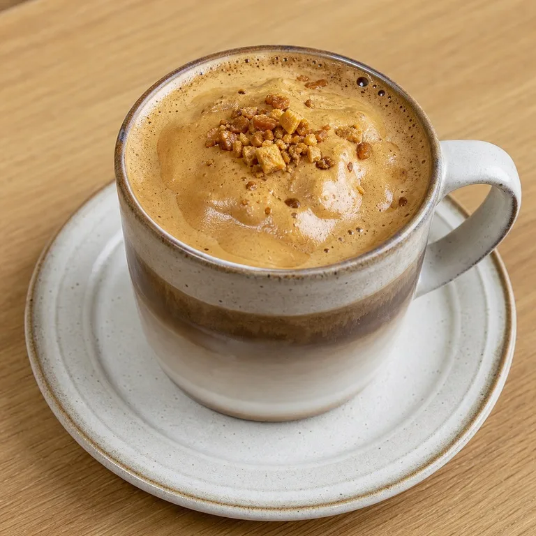 ดีแคฟดาลโกนาโคลด์บรูลาเต้ฮอตกาแฟ