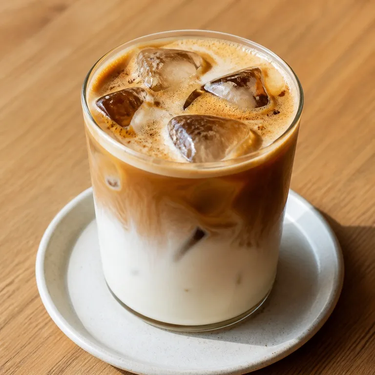 ดีแคฟวานิลลาดีพลาเต้ไอซ์กาแฟ