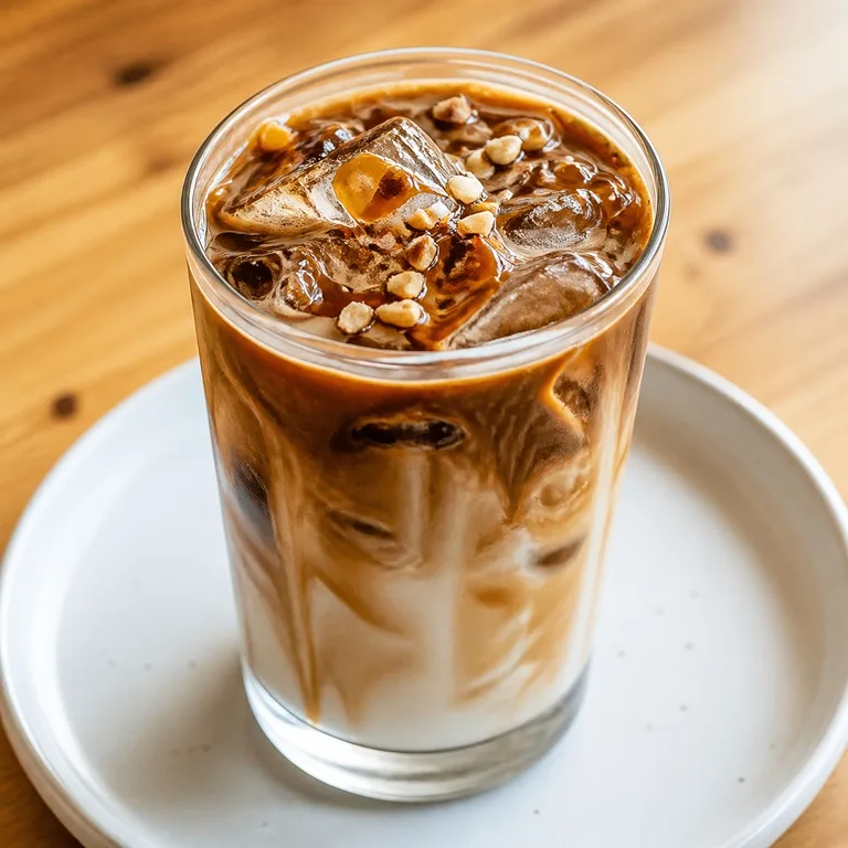 Es Kopi Latte Toffee Nut Shot