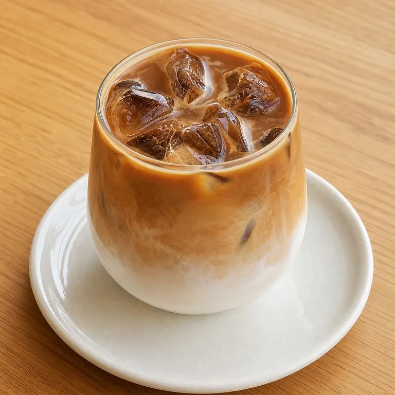 Es Kopi Latte Dalam Hazelnut