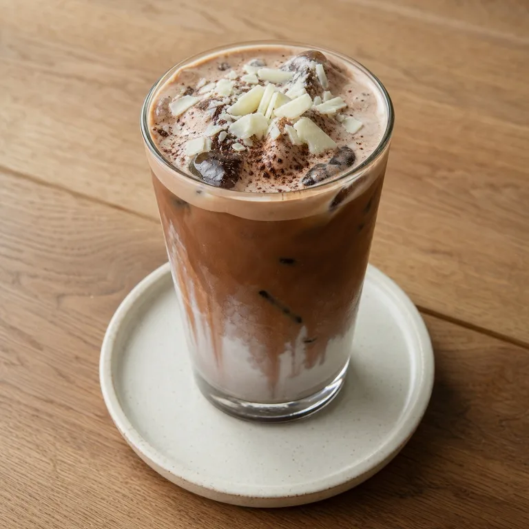 ดีแคฟดีพไวท์ช็อกโกมอคค่าไอซ์กาแฟ