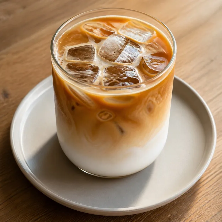 ดีแคฟคือรีมีลาเต้ไอซ์กาแฟ