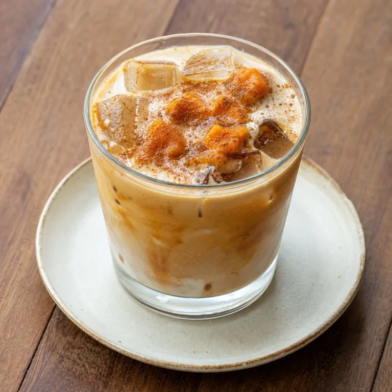 ดีแคฟพอมคีนสือพาอีสือลาเต้ไอซ์กาแฟ