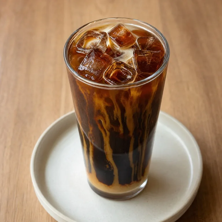 ดีแคฟน้ำตาลดำโคลด์บรูกาแฟ