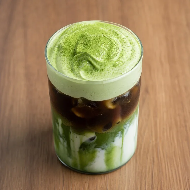 มัทฉะไอน์ชเปนเนอร์ไอซ์กาแฟ