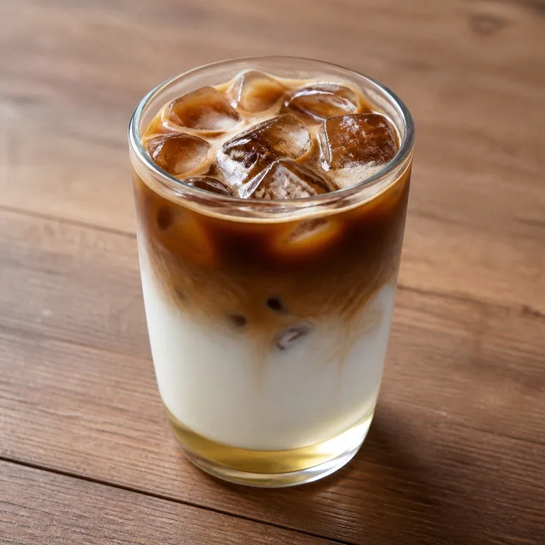 วานิลลาลาเต้มากีอาโตไอซ์กาแฟ