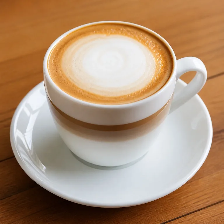 วานิลลาลาเต้มากีอาโตฮอตกาแฟ