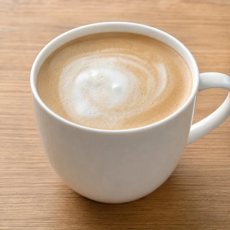 วานิลลาลาเต้ฮอตบีกสาอีจือกาแฟ