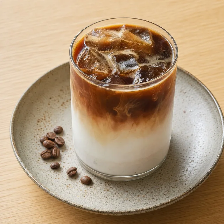 แบล็กอารีอาดีพลาเต้ไอซ์กาแฟ