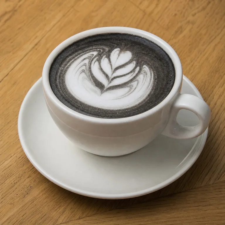 แบล็กอารีอาดีพลาเต้ฮอตกาแฟ