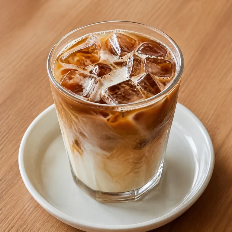 สีนโชนลาเต้ไอซ์กาแฟ