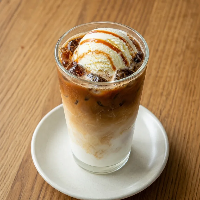 ไอศกรีมลาเต้ไอซ์กาแฟ