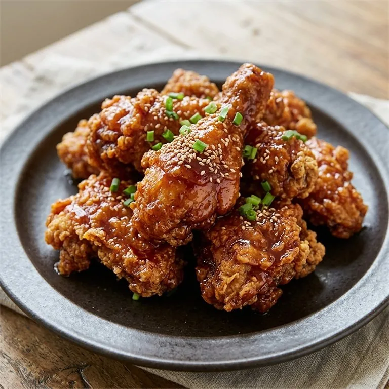 ไก่ทอดซอสเผ็ดหวาน