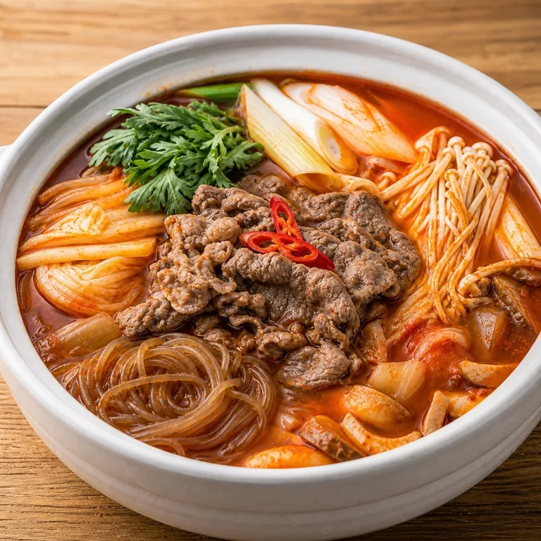 간편조리세트파빌리온얼큰소고기전골