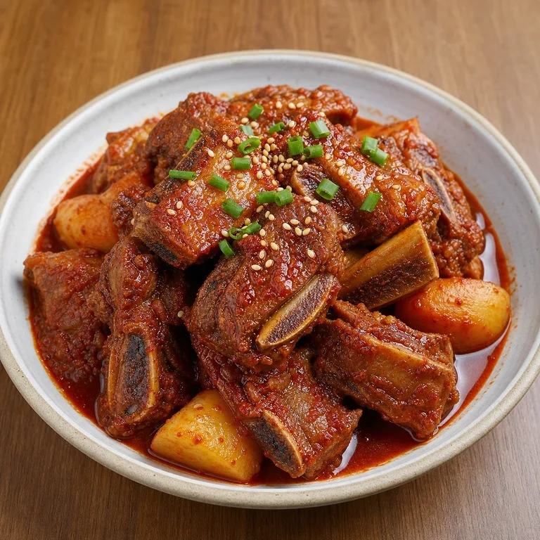고춧가루갈비찜