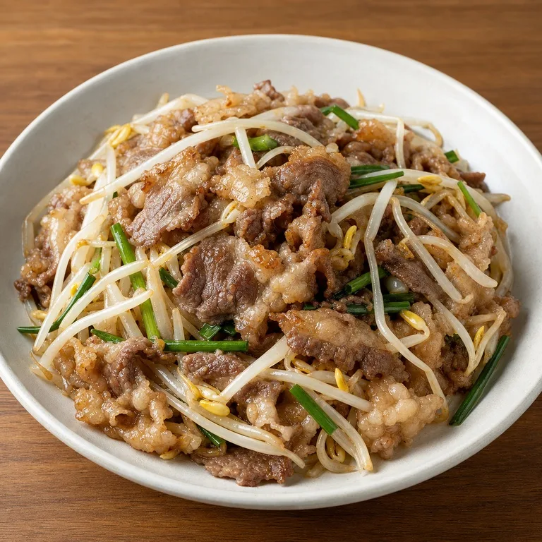 간편조리세트차돌박이숙주볶음
