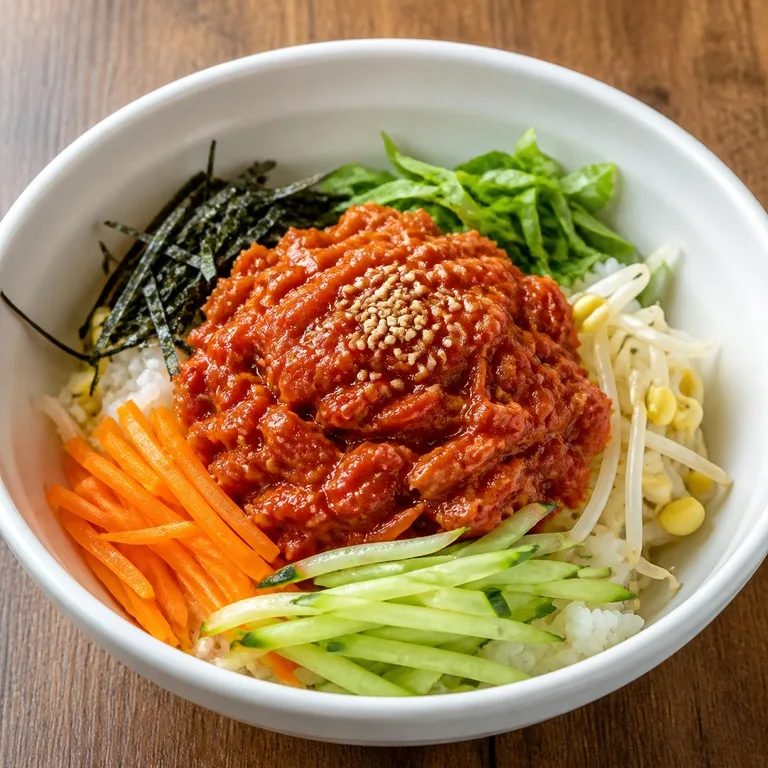 참치양념장비빔밥