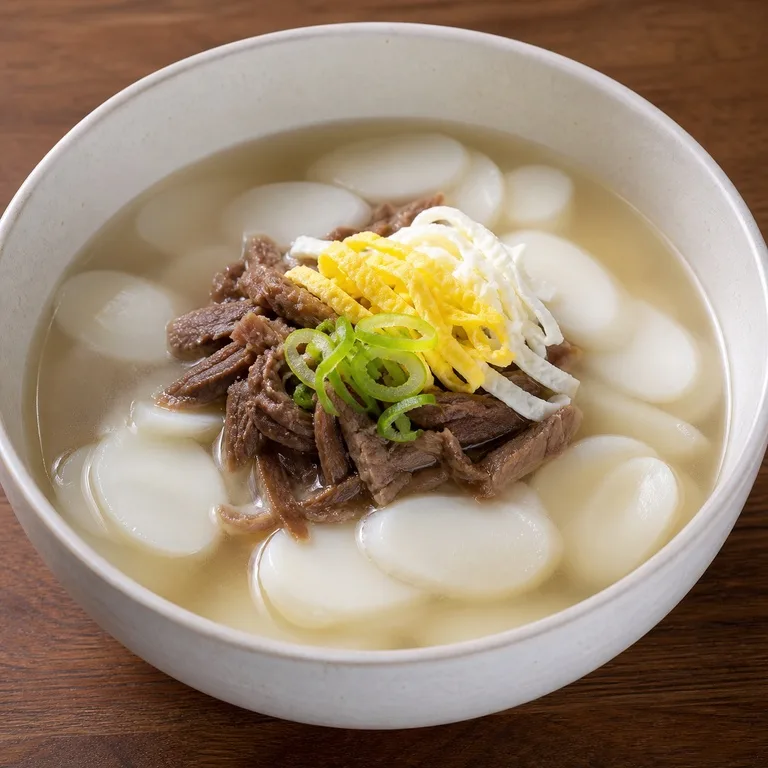 소고기달걀떡국