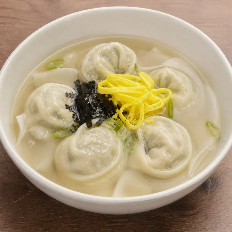 고기만두만두국