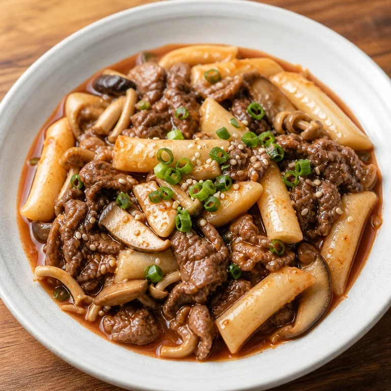 소고기버섯떡볶이