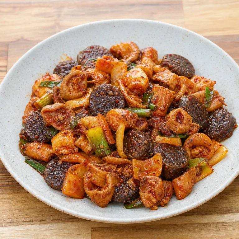 곱창순대볶음