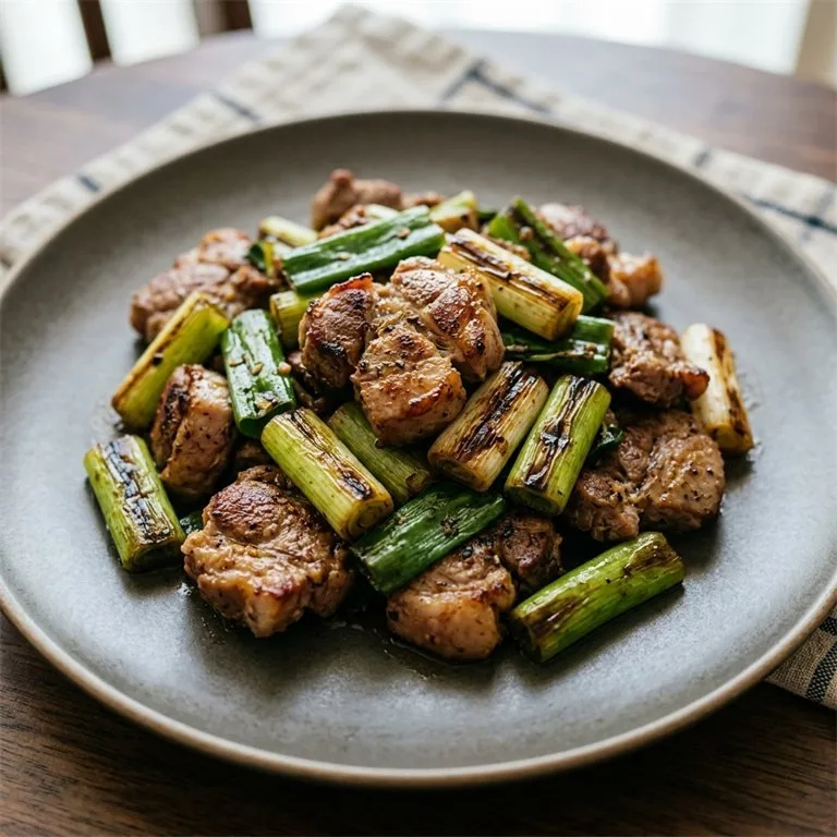 長ネギ羊肉