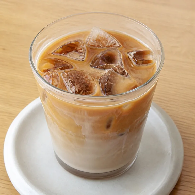 시럽두유카페라떼