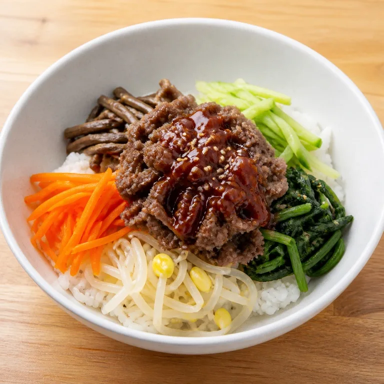 소고기양념장비빔밥