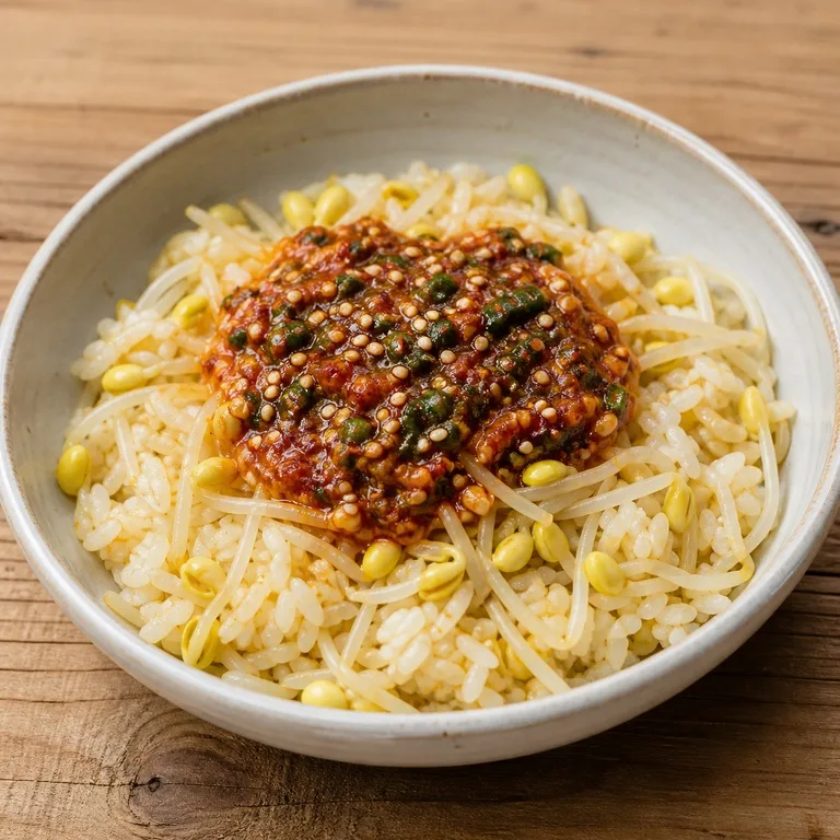 양념장콩나물밥
