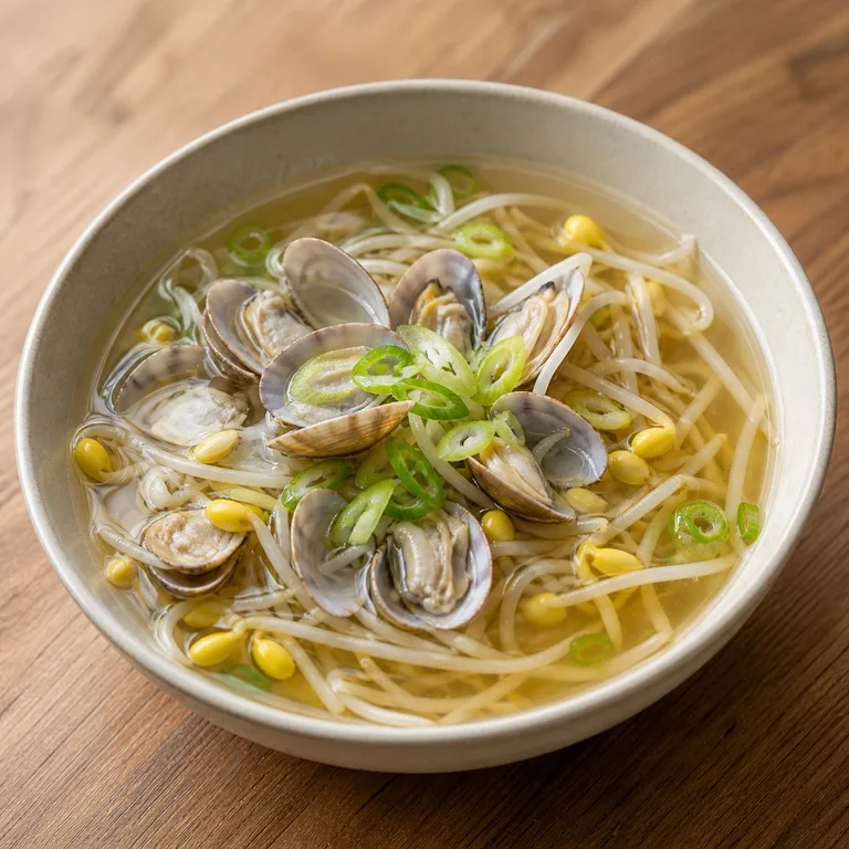 바지락콩나물국