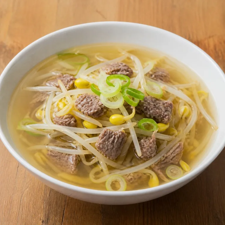 Kongnamulsogogikongnamulguk