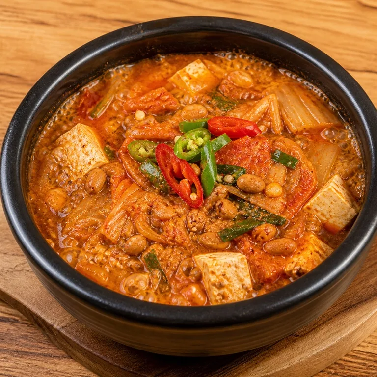 Baechugimchicheonggukjangjjigae