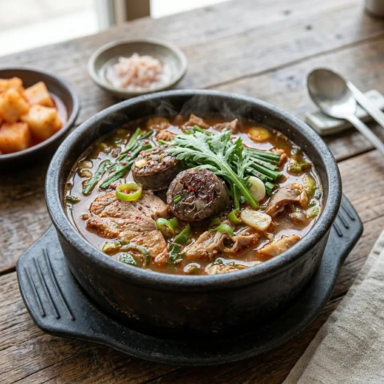 더진한순대국