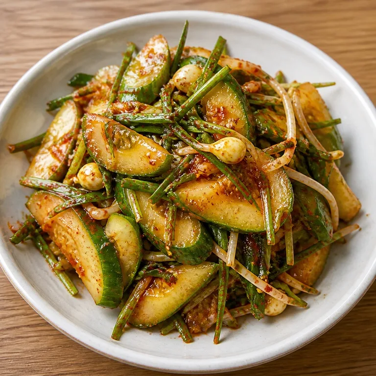 달래오이무침